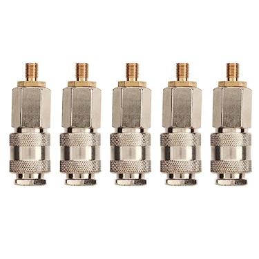 Imagem de Adaptador de Compressor de Ar para Inflar Pneus, 5 Peças, 3 Em 1, Conector Rápido, Sua Bomba de Ar para Ferramentas Pneumáticas