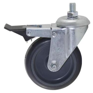 Imagem de Rodízio Rosca Giratória Com Freio 90kg - 512 - 5" x 1Pol - Colson