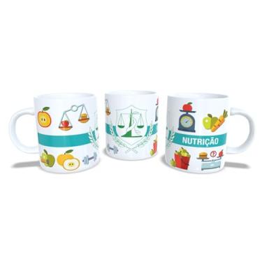 Imagem de Canecas de Porcelana Branca Personalizadas Profissões 7 (Nutrição)