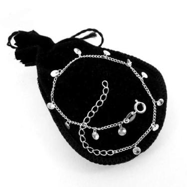 Imagem de Pulseira Feminina 17/22cm 1mm Zircônia Banhada Prata PL515 - WNBIJOUTE