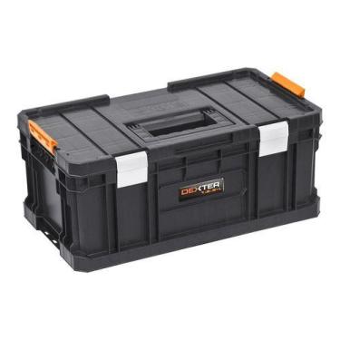 Imagem de Caixa Organizadora De Ferramentas 26 L Acessórios 52x30x22cm - Dexter,