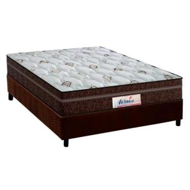 Imagem de Conjunto Box Casal: Colchão Molas Probel MasterPocket Ensacadas ProDor