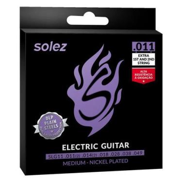 Imagem de Encordoamento p/ guitarra -- Tensão Média -- 011 -- SOLEZ - SLG11 -- 1