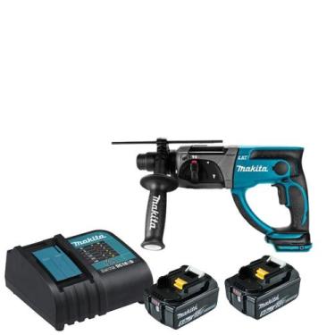 Imagem de Martelete dhr202 18v com 2 baterias e carregador lento - MAKITA