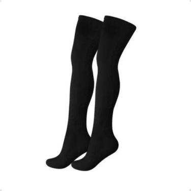 Imagem de Meião Infantil Menino Futebol Penalty Storm Preto, Preto, UN