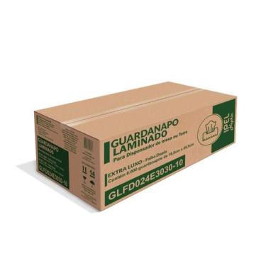 Imagem de Guardanapo lanche napkin 16,8x20,5cm c/6000 folhas 30g indaial