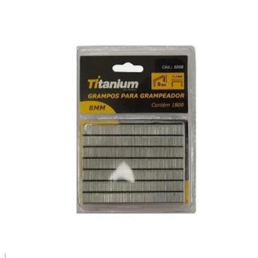 Imagem de Grampo p/ grampeador 8,0mm 05068 titanium, UNIC, UNIC