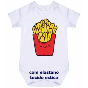 Imagem de body bebê batata frita Cód 966 - NICK ALOHA, Branco, M
