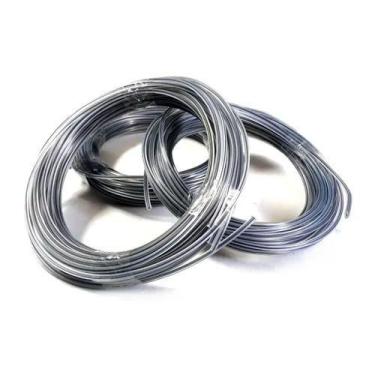 Imagem de Fio Nylon Revestido Cabo De Aço Para Roçadeira Cortador De Grama 3,00m