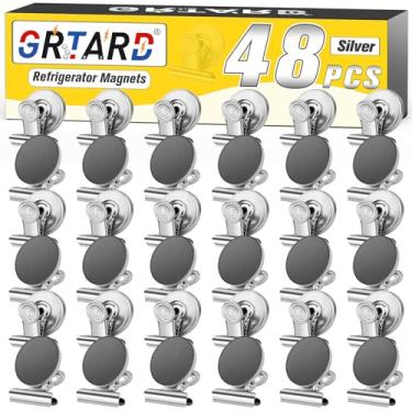 Imagem de 48pack Fridge Magnets Refrigerator Magnets Magnetic Clips Heavy Duty Detailed List Display Fasteners on Home
