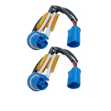 Imagem de Kit de resistor de LED HB5 9007 pacote com 2 unidades de 50 W 8 ohm para relé de lâmpada de seta adaptador de chicote de luz antioscilação decodificador de erro Cancelador de aviso