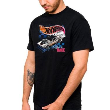 Imagem de Camiseta Hot Wheels Preto GG - Fun Divirta-se