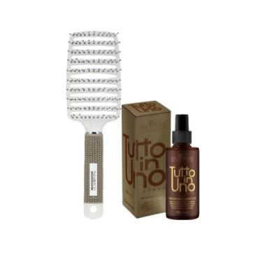 Imagem de Combo Escova Raquete Branca Nuance + Sérum Tutto in Uno - Salvatore