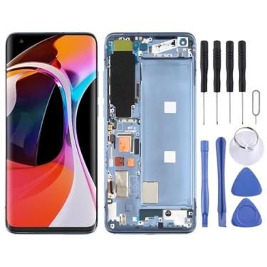 Imagem de tela Tela LCD original para Xiaomi Mi 10 5g / mi 10 Pro 5GM2001J2G, M2001J2I S Digitalizador de verso completa com quadro substituição da tela