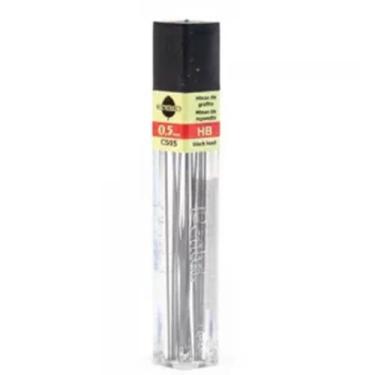 Imagem de Grafite PENTEL 0.5mm B/2B/HB - 1 Tubo c/ 12 Un, 0.5 - HB