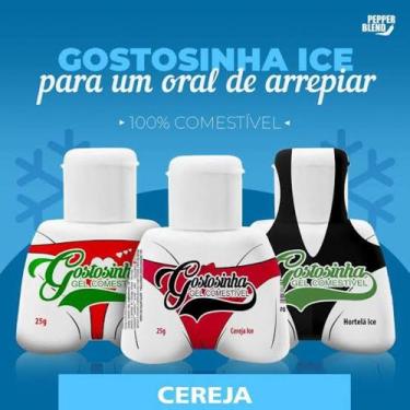 Imagem de Gel lubrificante comestível - Menina bella lingerie sexshop 