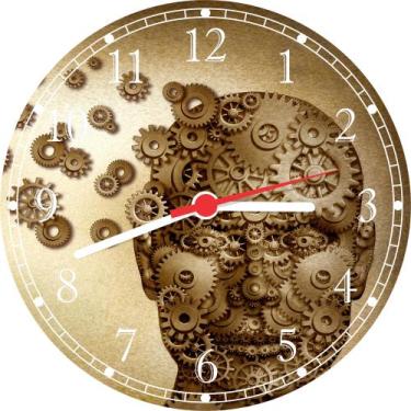 Imagem de Relógio De Parede Psicologia Ciências Saúde Consultórios Salas Quartos