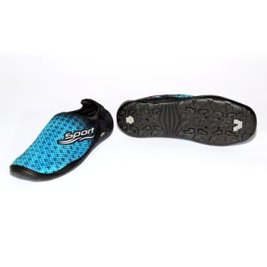 Imagem de Sapatilha Náutica Aquática Neoprene Pesca Praia Bike Esportes Unissex 