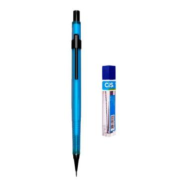 Imagem de Kit Lapiseira Tecnocis 0.7mm AZUL NEON + Grafite Big Tree