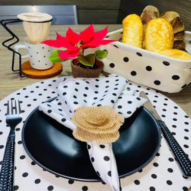 Imagem de Porta Guardanapos - Flor em Juta - Pano e Prato Decor