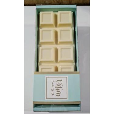 Imagem de Barra de Chocolate Branco - Brigadeiro Brasil, Recheada com Brigadeiro