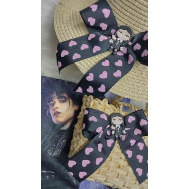 Imagem de Kit Wandinha De Chapéu De Praia Infantil + Bolsa De Praia - Rainha Fas