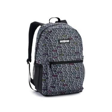 Imagem de Mochila Escolar Grande Juvenil Fundamental Colegial Médio Faculdade Bo