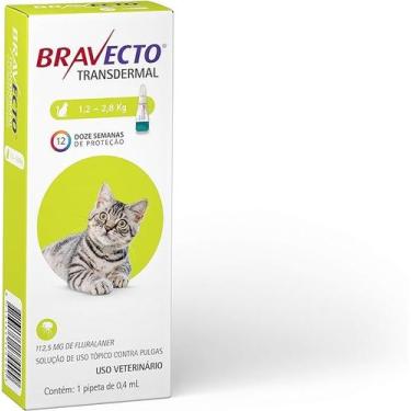 Imagem de Bravecto transdermal gatos msd 1,2 - 2,8 kg
