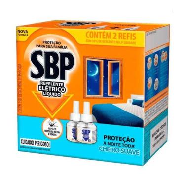 Imagem de Inseticida SBP 45 Noites Refil Cheiro Suave+50% Desconto no Segundo Re