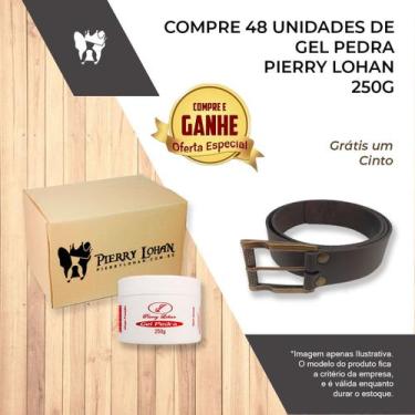 Imagem de Kit 48 Gel Pedra Pierry Lohan 250g e um Cinto Masc Grátis