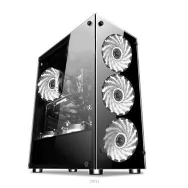 Imagem de Gabinete Gamer Vidro Usb3.0 Xway 01150 Com 4 Fan Cooler, Branco