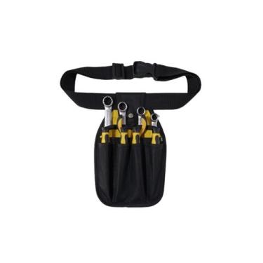 Imagem de Porta Ferramentas Eletricista Lona Reforçada Cinto 7 Bolsos - Art Mani