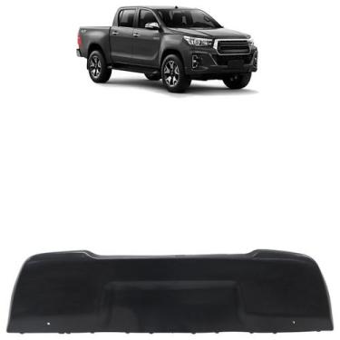 Imagem de Spoiler Parachoque Dianteiro Hilux 2019 A 2021 - Loma Plast, Preto