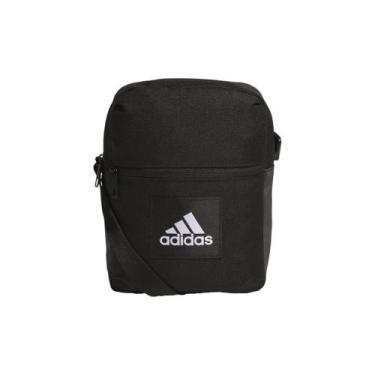 Imagem de Bolsa Adidas Bag Organizer Essentials Unissex, Preto, Branco, Único