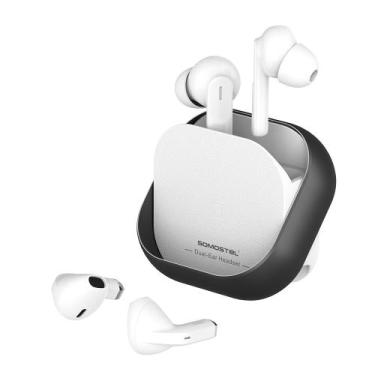 Imagem de Fone De Ouvido Duplo Sem Fio Bluetooth 5.3 Com Microfone e Redução de 