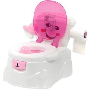 Imagem de Troninho Penico Infantil Bebê Portátil Desfralde Rosa Lorben