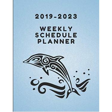 Imagem de 2019-2023 Weekly Schedule Planner: Dolphin Themed 5 Year Diary
