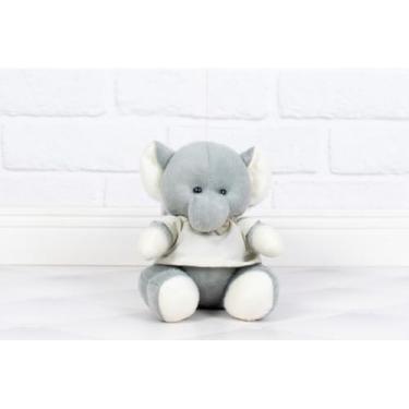 Imagem de PELUCIA SAFARI ELEFANTE PROVENCE 22 CM - PARA DECORAÇÃO (Camiseta e gravata palha liso)