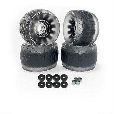 Imagem de IWONDER Cloud Wheel Rodas de skate elétrico Discovery 105 mm Patenteadas Núcleo de Espuma de Amortecimento Todo Terreno Off Road 78A Translúcido Uretano Longboard Rodas (não Aplicável ao Motor de Cubo