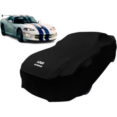 Imagem de Capa Tecido Helanca Para Cobrir Carro Dodge Viper Antigo (Preto)