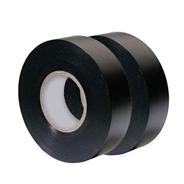 Imagem de Fita de vinil elétrica profissional Xtricity, rolo de 1,9 cm x 1,8 m, nominal de 600 volts, suporte de vinil à prova d'água, perfeito para trabalho de fiação elétrica, listado pela UL, certificado CSA, (preto - pacote com 1), Pack of 2, Black