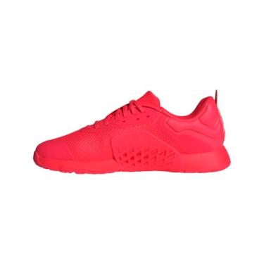 Imagem de adidas Tênis de treinamento unissex adulto Dropset 3, Vermelho lúcido/vermelho lúcido/vermelho lúcido, 13.5 Women/12.5 Men