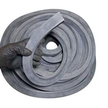 Imagem de Borracha Perfil Esponjoso Vedação 30x30mm Macio Borrachas Londrina- 05 Metros