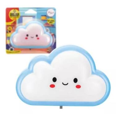 Imagem de Luminária De Tomada Quarto Nuvem Infantil Led Iluminação Infantil Deco