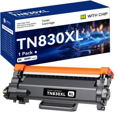 Imagem de Cartucho de toner belietop TN830XL de alto rendimento para impressora Brother