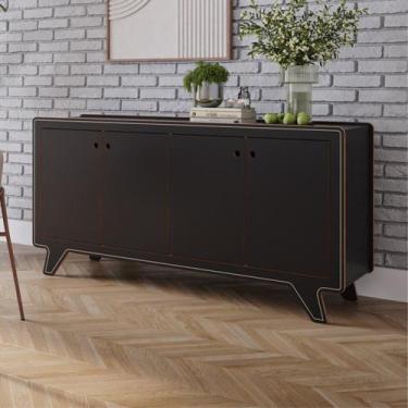 Imagem de Buffet para Sala de Jantar 4 Portas James A 85cm x C 170cm x P 45cm - 