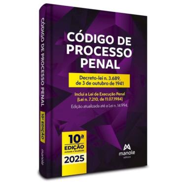 Imagem de Código De Processo Penal - 2025