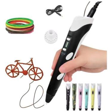 Imagem de Super Caneta 3d Impressora Profissional Refil Cabo Usb Bivolt ORIGINAL