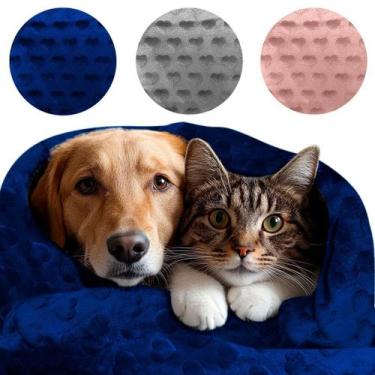 Imagem de Manta Para Pet Cachorro e Gato Cobertor Flannel de Coração - Sophia En