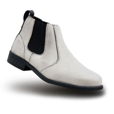 Imagem de bota botina chelsea masculina camurca 37 ~46 - gel passo, Areia, 39